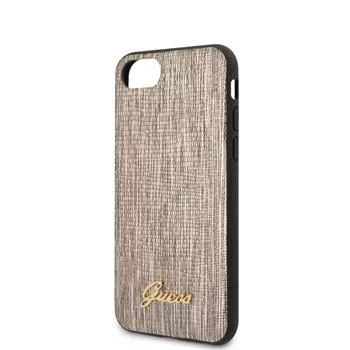 Guess Apple iPhone 7/8/SE2020 Lizard Cover goud