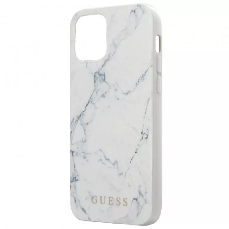 Guess Apple iPhone 12 mini 5,4 inch PC/TPU Marble Cover wit