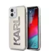 Karl Lagerfeld iPhone 12 mini 5.4'' Liquid Glitter Multi Mirror Cover zilver