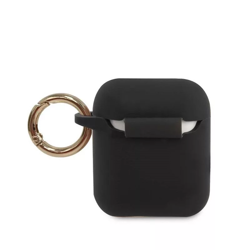 Guess Triangle siliconen case voor AirPods Pro (1e & 2e gen) - zwart