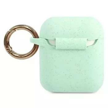 Guess AirPods Pro Glitter siliconen case groen