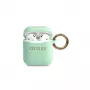 Guess AirPods Pro Glitter siliconen case groen