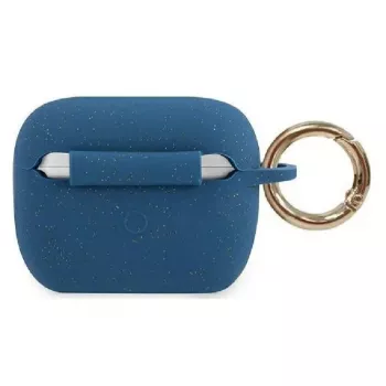 Guess AirPods Pro siliconen hoes blauw