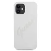 Guess Apple iPhone 12 Mini 5.4 inch Vintage Cover crème