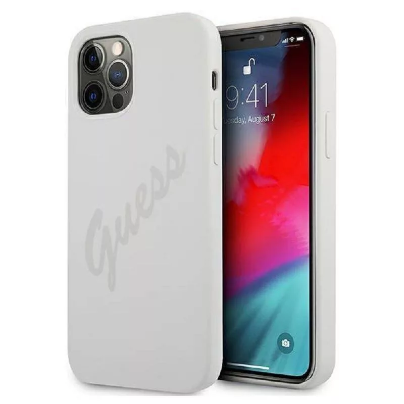 Guess Apple iPhone 12 Pro Max 6,7 inch Vintage Cover crème