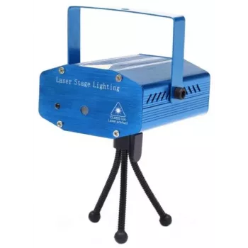 KL Mini Laser Stage Lighting Projector CB01 Rood & Groen met Figuur