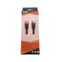 BULLET USB-C naar USB-C-kabel 1m, 2,4A zwart