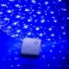 iLike decoratieve LED-lichtbol met bloemen 300 LEDs blauw 25 cm