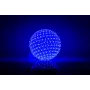 iLike decoratieve LED-lichtbol met bloemen 300 LEDs blauw 25 cm