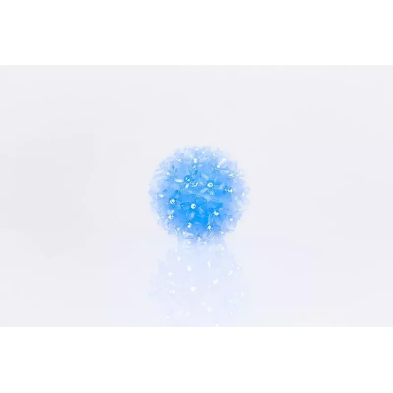 iLike Bumba ar puķēm RS-208 50LED D-11cm blauw