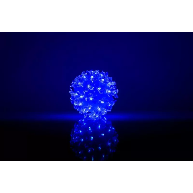 iLike Bumba ar puķēm RS-208 50LED D-11cm blauw
