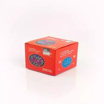 RS-208 LED Flower Ball 50 LEDs wit 11 cm