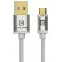 Evelatus universele datakabel Micro USB EDC02 dual side gold plated connectors wit