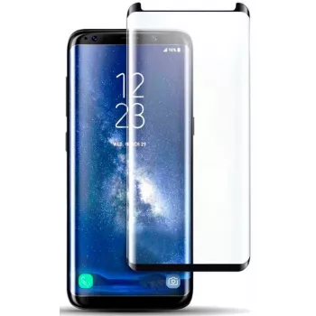 Evelatus Samsung Galaxy S8 Plus G955 3D case friendly schermbeschermer (edge glue) - transparant