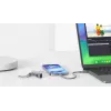 Evelatus USB C naar USB C siliconenkabel 0,2m grijs
