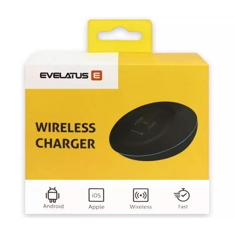 Evelatus Universal EWC01 Draadloze Oplader Zwart