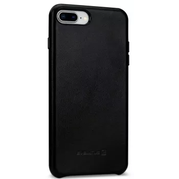 Evelatus Apple Lederen hoes Prestige voor Apple iPhone 7 / 8 Plus Zwart