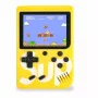 GameBox R1 8-bit Draagbare Retro Gameconsole met 400 spellen 3 inch LCD met TV RCA-kabel Geel