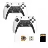 GameBox HY01 64-bit Retro 20K Game 4K HDMI Stick Console / Android Box met 2 draadloze controllers Wit