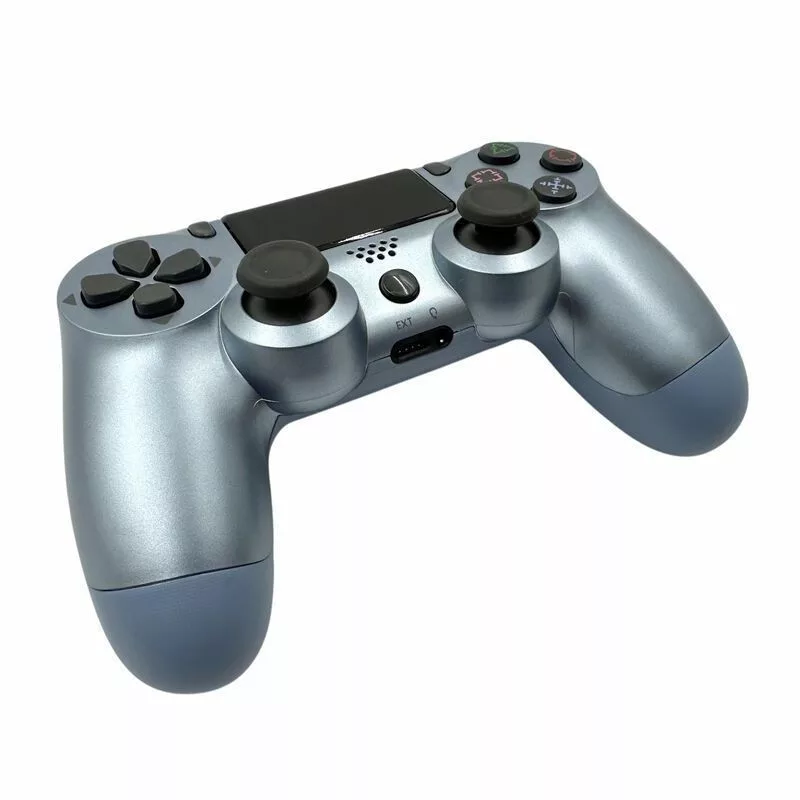 GameBox P4 Draadloze Vibration Bluetooth Controller voor PlayStation 4 / PC / TV / TV Box Blue Pearl