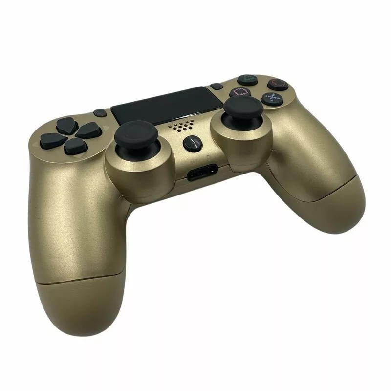 GameBox P4 Draadloze Vibration Bluetooth Controller voor PlayStation 4 / PC / TV / TV Box Goud