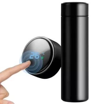 IVY Steel Smart Thermo Vacuüm Beker 350ml voor warme en koude dranken met temperatuurweergave