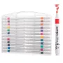iLike Marker Set 48 Kleuren Dual-Tip Professionele Tekenmarkers Multicolor
