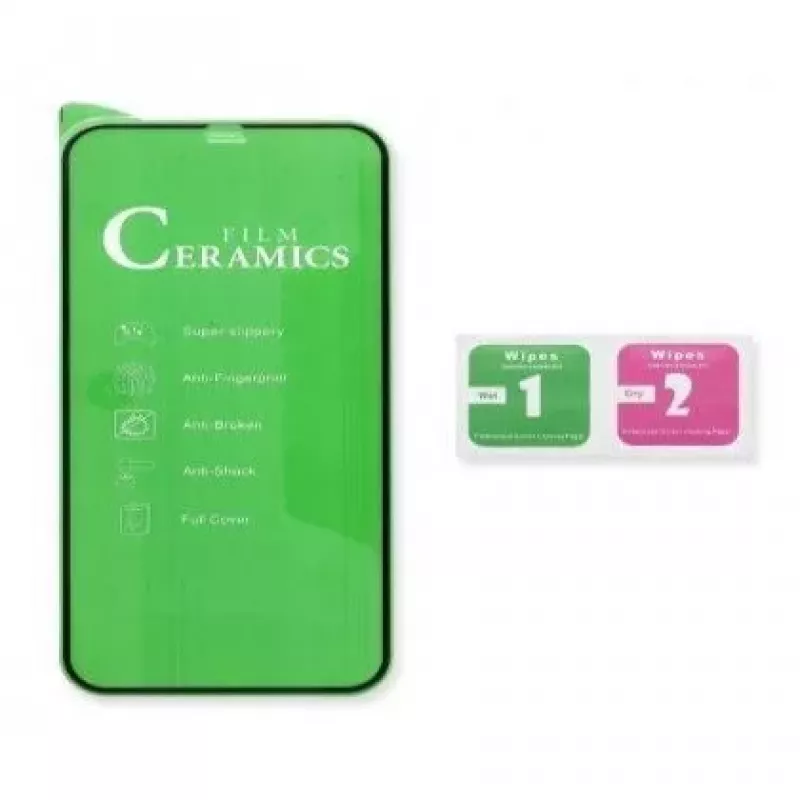 TakeMe Hard Ceramic Full Surface Screen Protector Glas voor Apple iPhone 11 Pro Max / iPhone XS Max