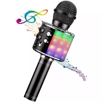 iWear M85 Karaoke Microfoon met Luidspreker, Bluetooth, Opname, Micro SD, USB