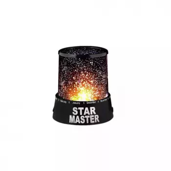 Elight STM Star Master Dual Mode Sterrenhemel Projector met 4x AA / USB-kabel Voeding Zwart