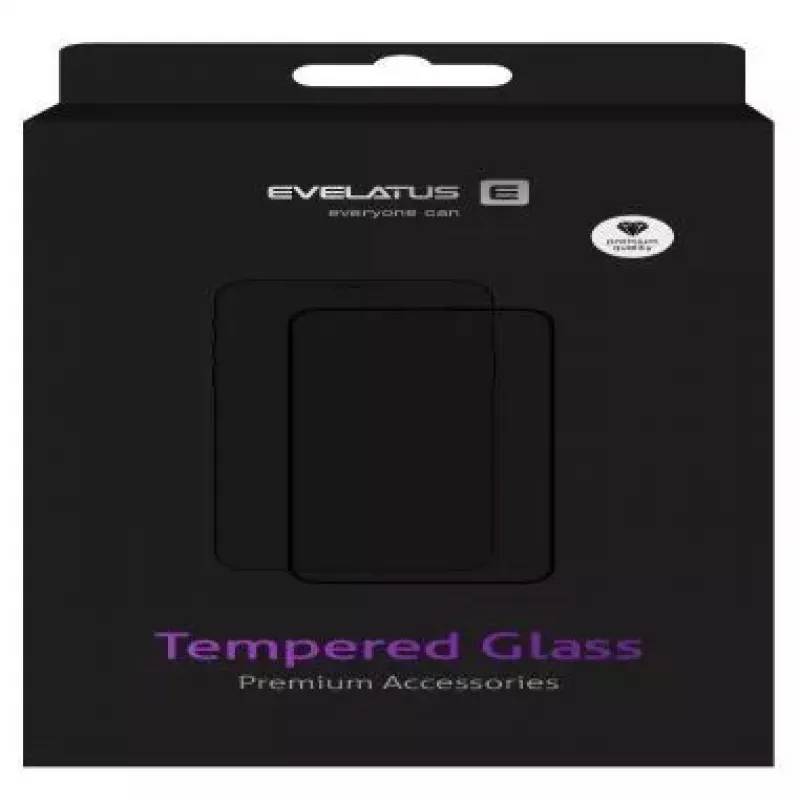 Evelatus Samsung Galaxy Note 8 N950 3D Case Friendly Gehard Glas Screen Protector (Edge Glue) - Ultra Clear
