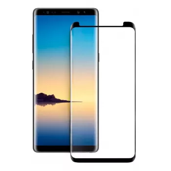 Evelatus Samsung Galaxy Note 8 N950 3D Case Friendly Gehard Glas Screen Protector (Edge Glue) - Ultra Clear