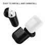 Evelatus Apple AirPods leren hoesje zwart
