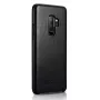 Evelatus Samsung Galaxy S9 leren hoesje zwart