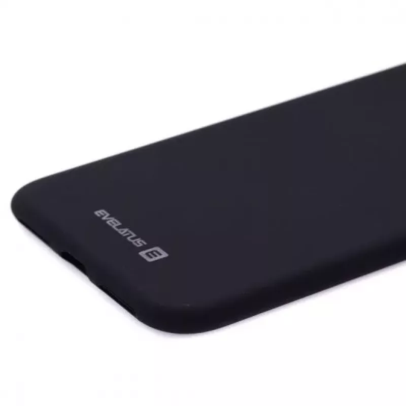 Evelatus Apple iPhone Xs MAX Nano siliconen hoesje Soft Touch TPU zwart