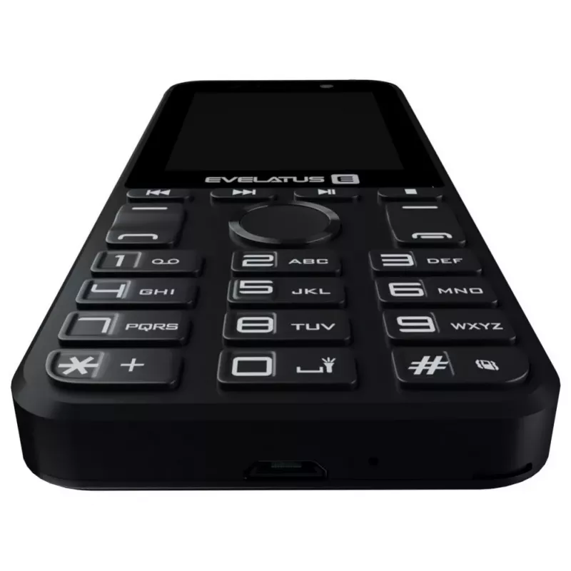 Evelatus Tron DS Black feature phone zonder abonnement