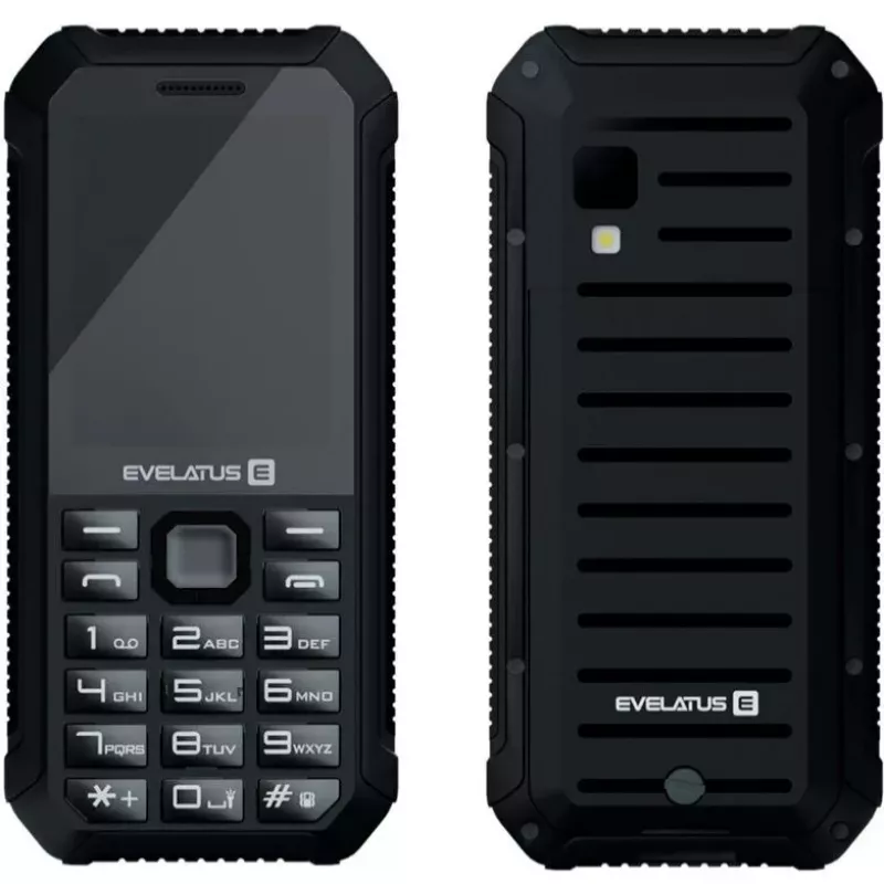Evelatus Samson DS zwart zwarte mobiele telefoon