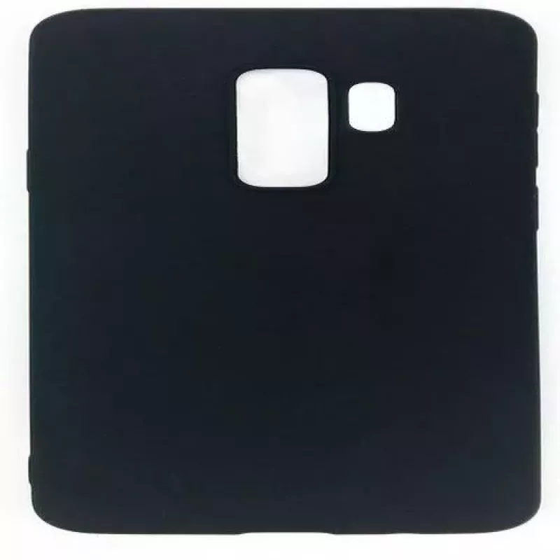 Evelatus Samsung Galaxy S9 Plus Premium Soft Touch Siliconen Hoesje Zwart