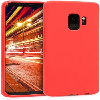 Evelatus Samsung Galaxy S9 Plus Premium Soft Touch Siliconen Hoesje Rood