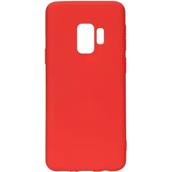 Evelatus Samsung Galaxy S9 Plus Premium Soft Touch Siliconen Hoesje Rood