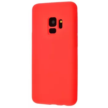 Evelatus Samsung Galaxy S9 Premium Soft Touch Siliconen Hoesje Rood
