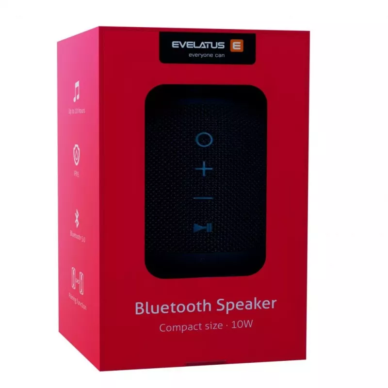 Evelatus Bluetooth Speaker S size EBS01 Zwart