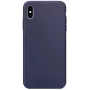 Evelatus Apple iPhone Xs Max Premium Soft Touch Siliconen Hoesje Midnight Blue