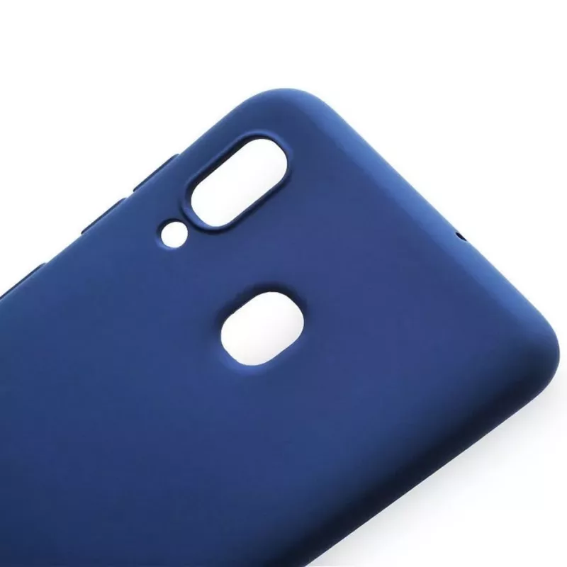 Evelatus Samsung Galaxy A20 Book Case Donkerblauw