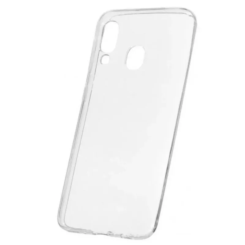 Evelatus Samsung Galaxy A40 Siliconen Hoesje Transparant