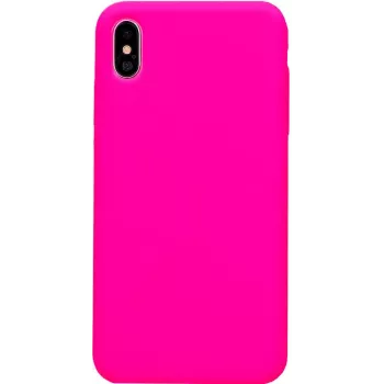 Evelatus Apple iPhone XR Premium Soft Touch Siliconen Hoesje Hot Pink