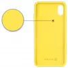 Evelatus Apple iPhone XR Premium Soft Touch Siliconen Hoesje Lichtgeel