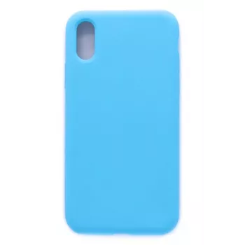 Evelatus Apple iPhone XR Premium Soft Touch Siliconen Hoesje Sky Blue