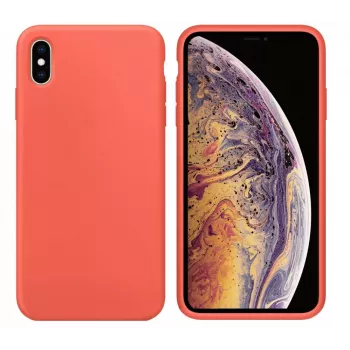 Evelatus Apple iPhone Xs Premium Soft Touch Siliconen Hoesje Nectarine