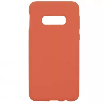 Evelatus Samsung Galaxy S10e Premium Soft Touch Silicone Case nectarine